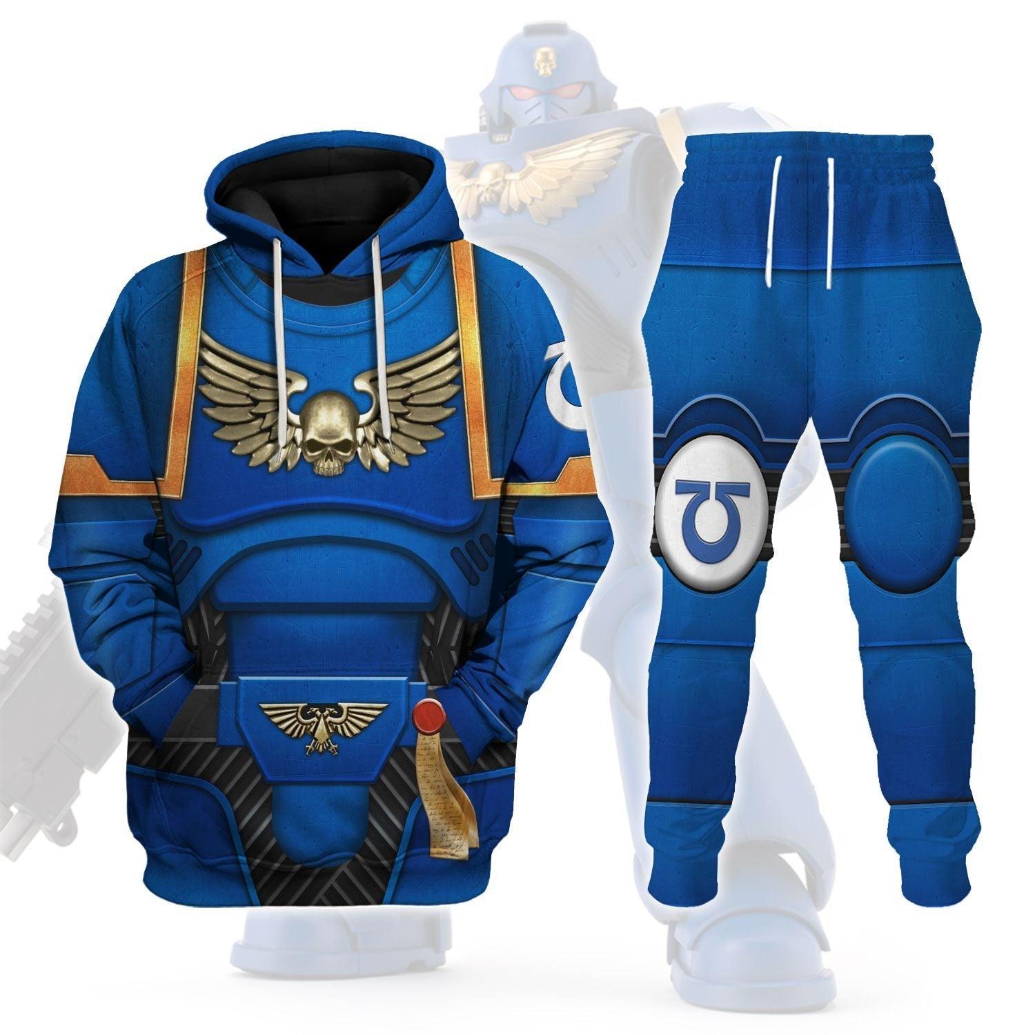 Space Marines Ultramarines T-shirt Hoodie Sweatpants Cosplay