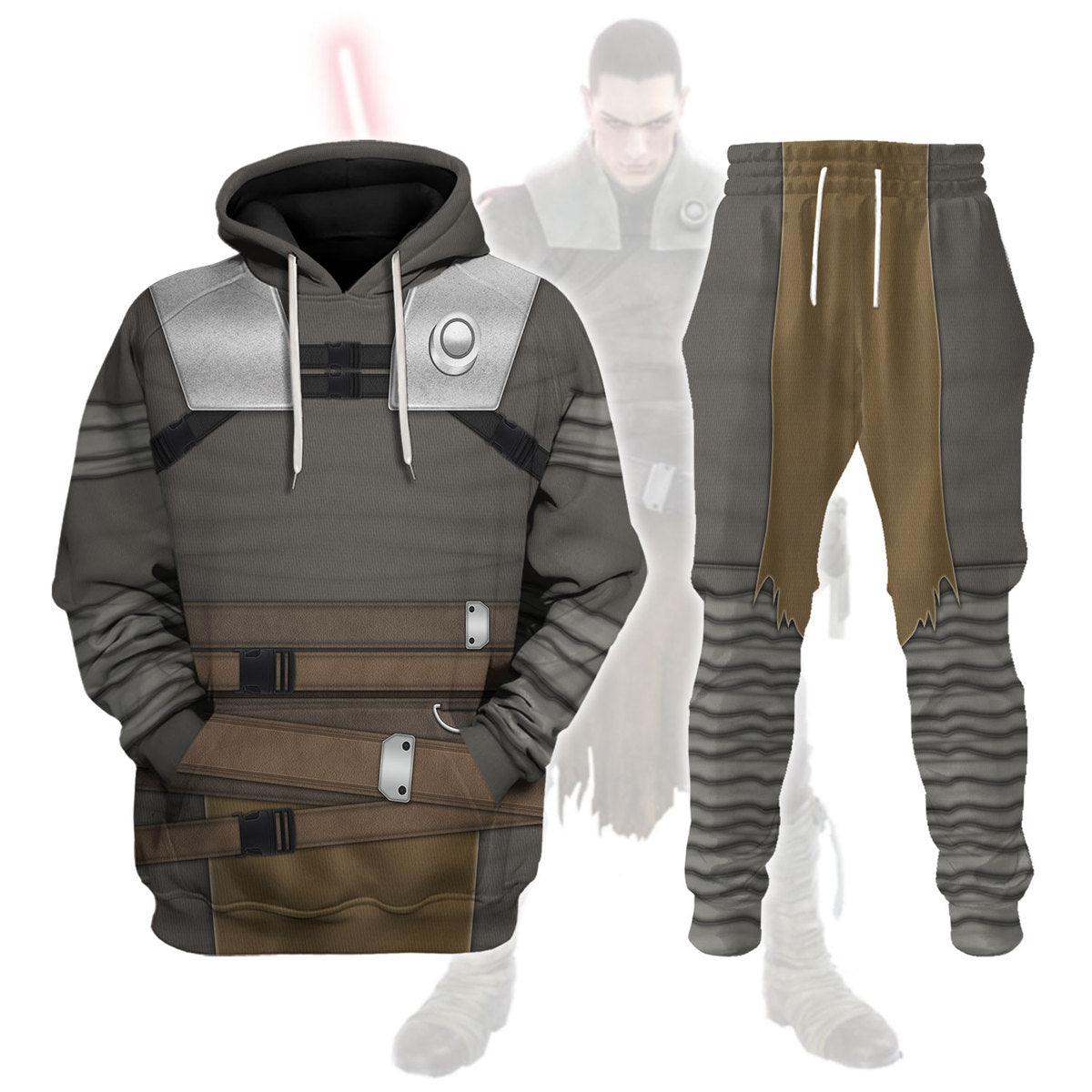 Starkiller Default Outfit Costume Hoodie Sweatshirt T-Shirt Sweatpants