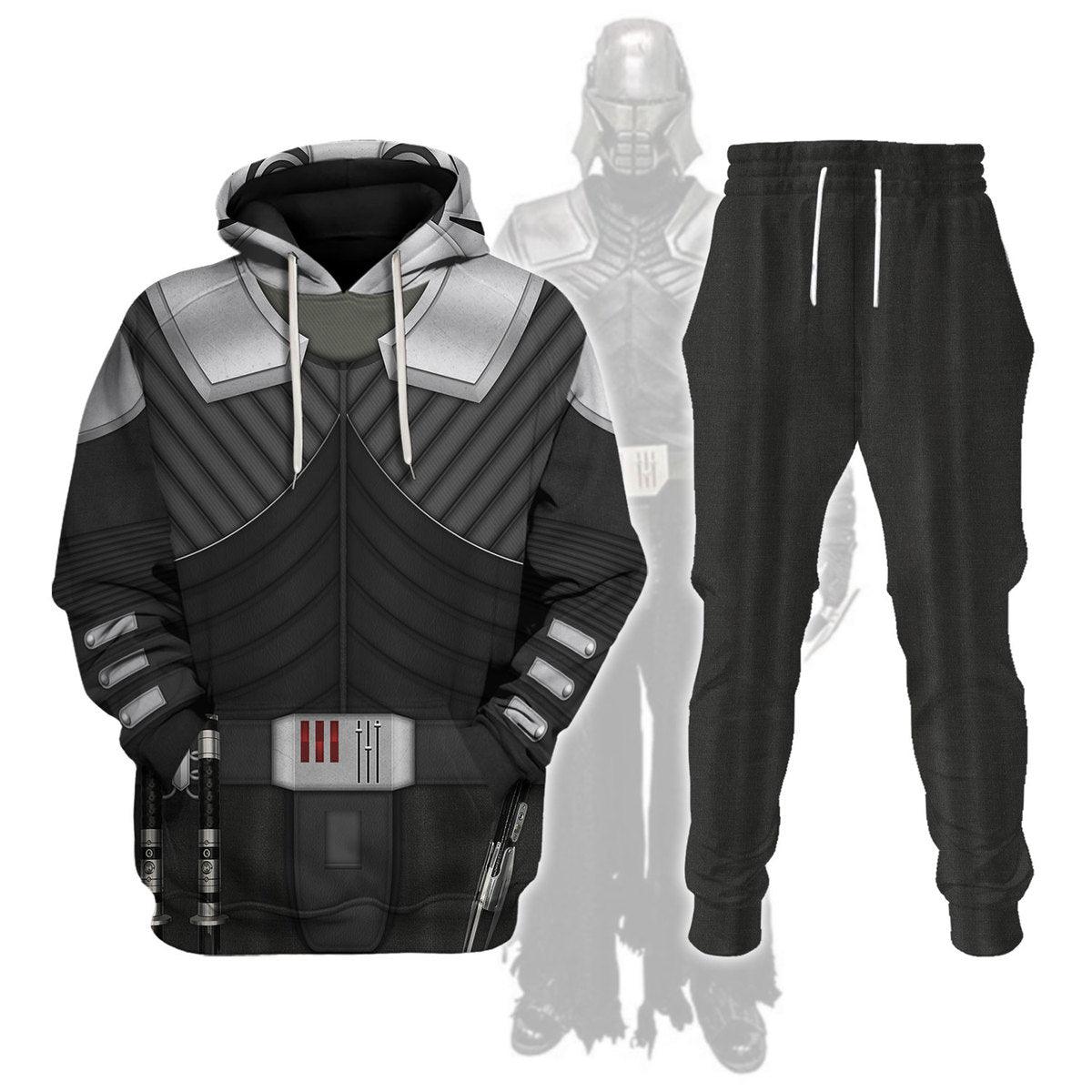 Starkiller Sith Stalker Armor Costume Hoodie Sweatshirt T-Shirt Sweatpants