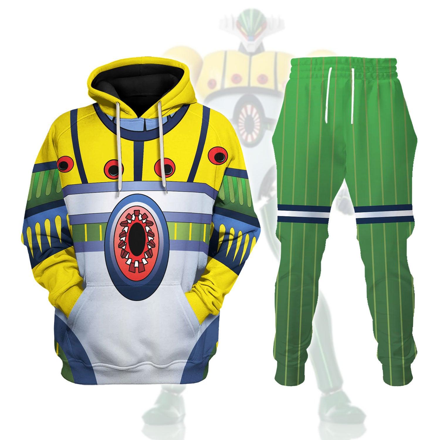 Steel Jeeg Koutetsu Jeeg Robot Costume Hoodie Sweatshirt T-Shirt Tracksuit