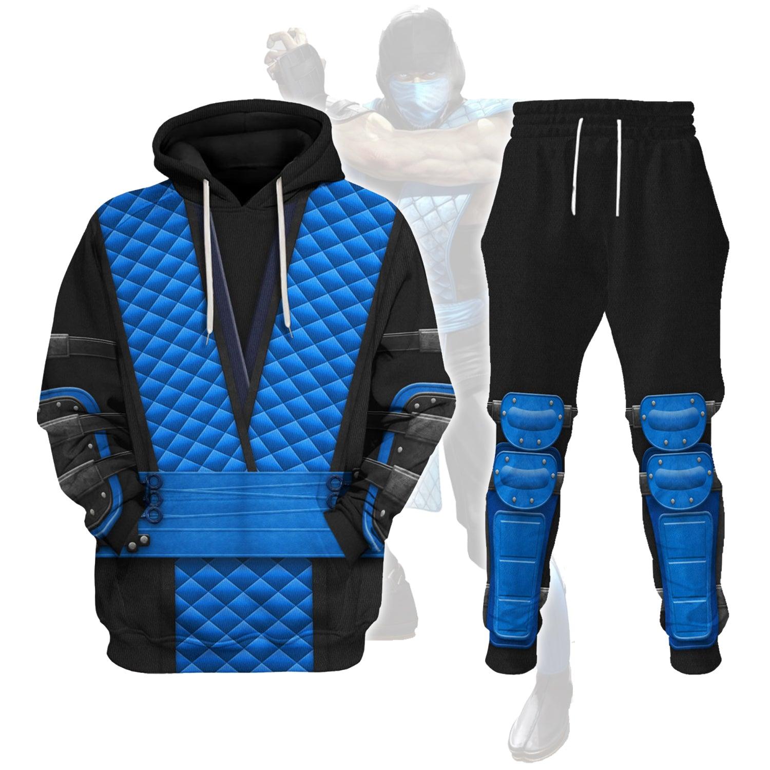 Sub-Zero Costume Hoodie Sweatshirt T-Shirt Tracksuit