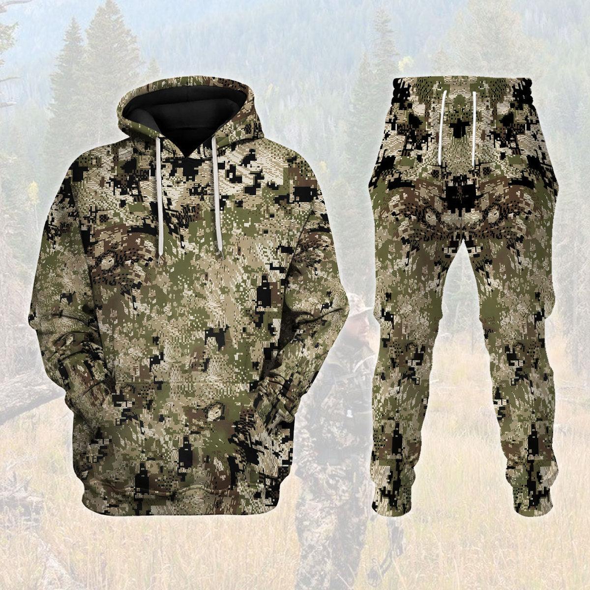 Subalpine Hunting Hoodie T-shirt Sweatpants Tracksuit