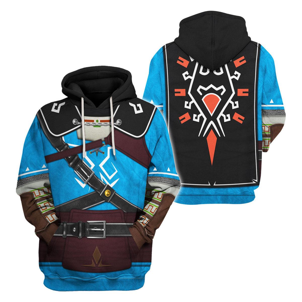 Tears Of The Kingdom Link Champion’s Tunic Attire Cosplay Custom Apparel