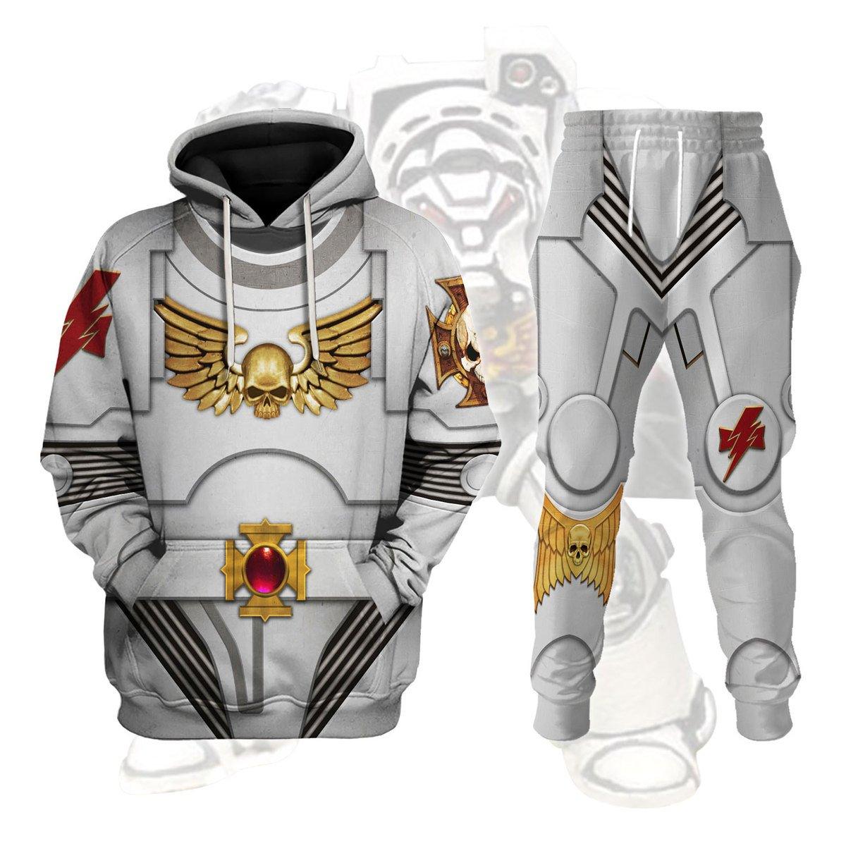 Terminator Armor White Scars T-shirt Hoodie Sweatpants Cosplay