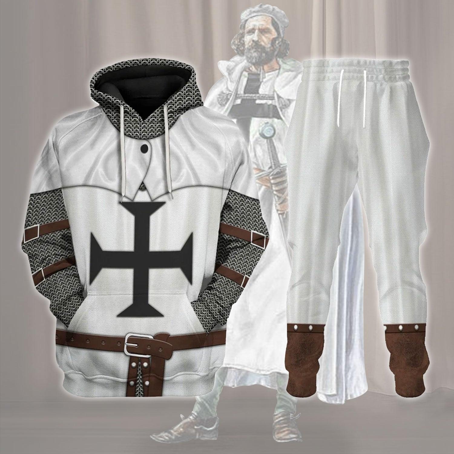 Teutonic Order Knight Costume Hoodie Sweatshirt T-Shirt Tracksuit