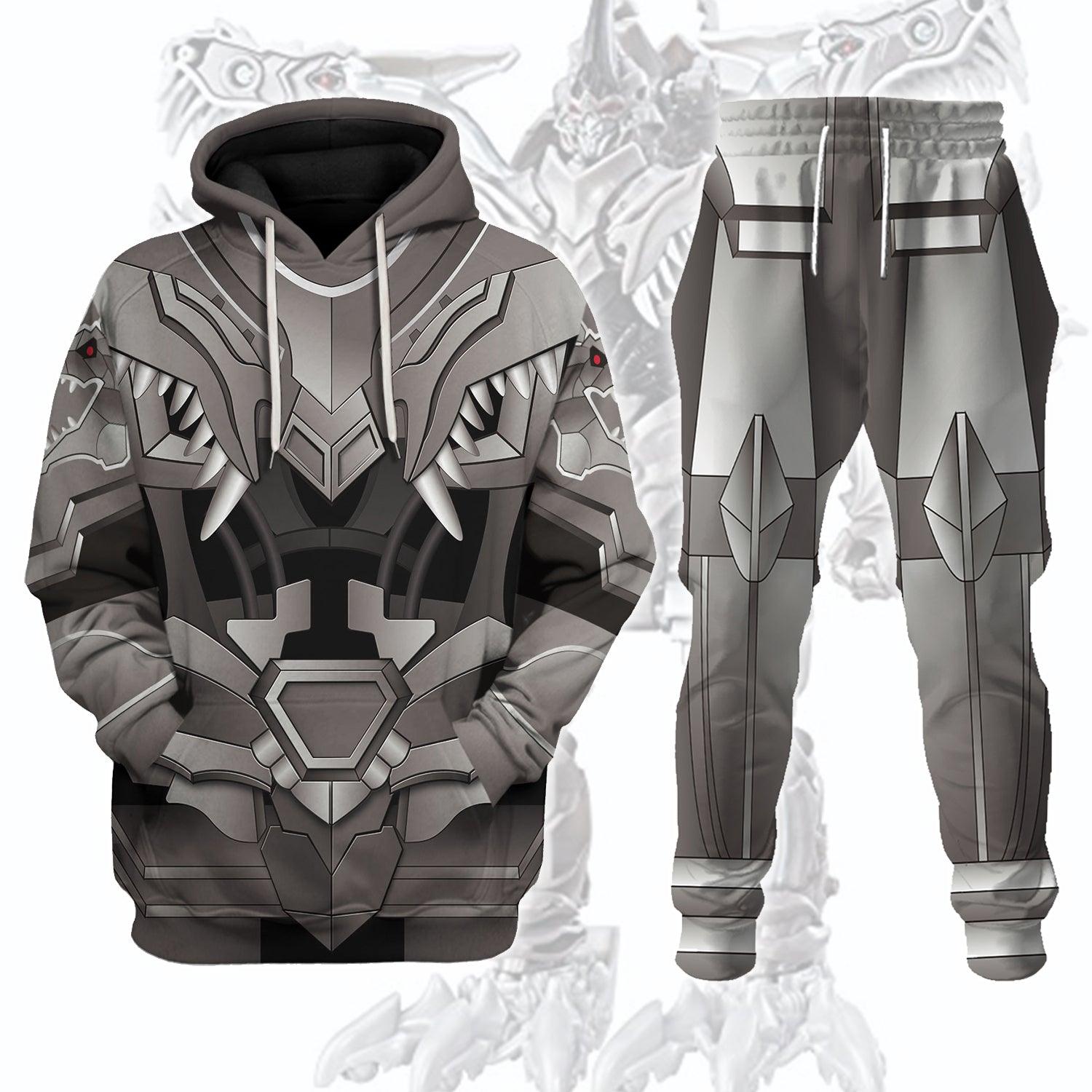 The Last Knight Knight Armor Turbo Changer Grimlock Costume Cosplay Hoodie Tracksuit