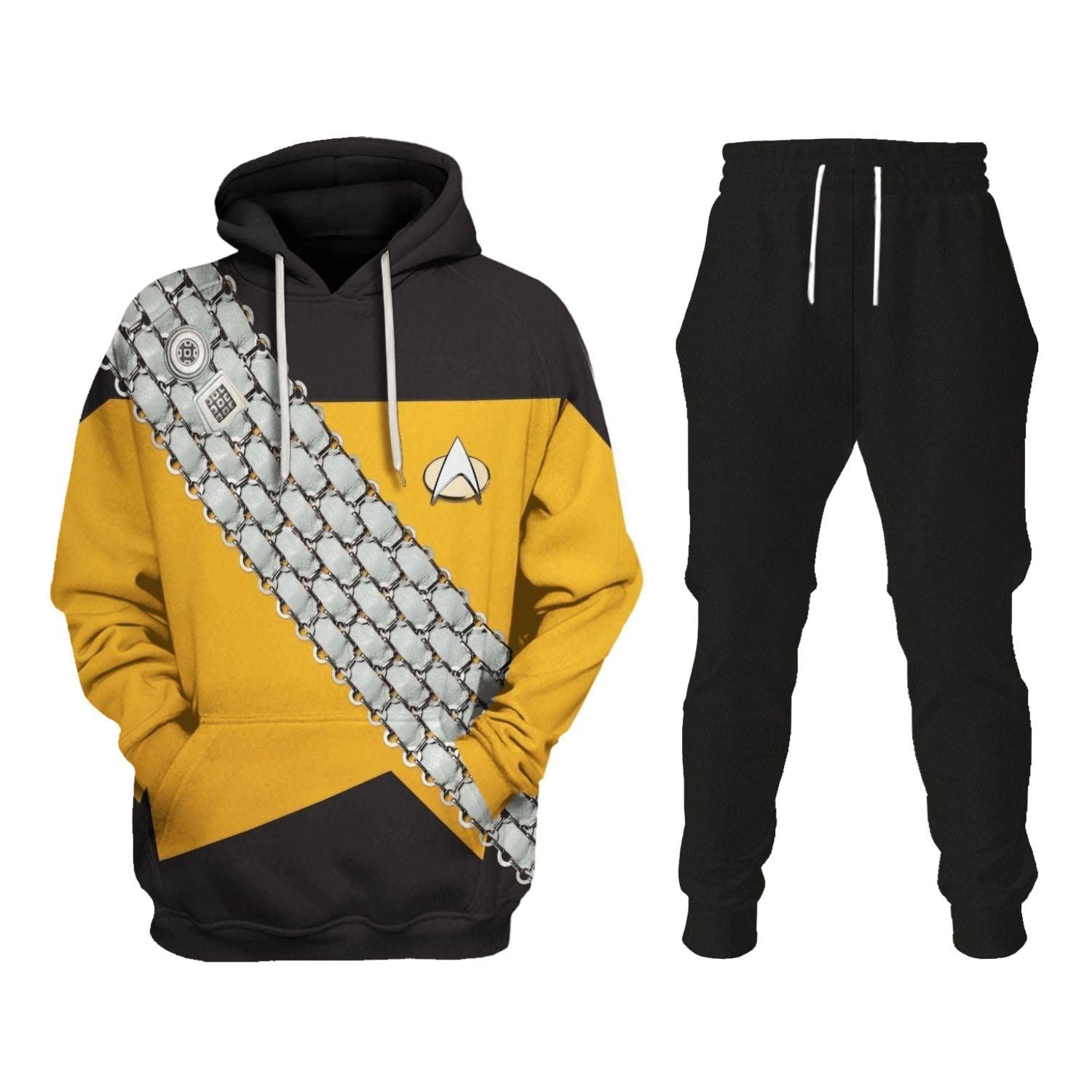 The Next Generation Worf Klingon T-shirt Hoodie Sweatpants Apparel