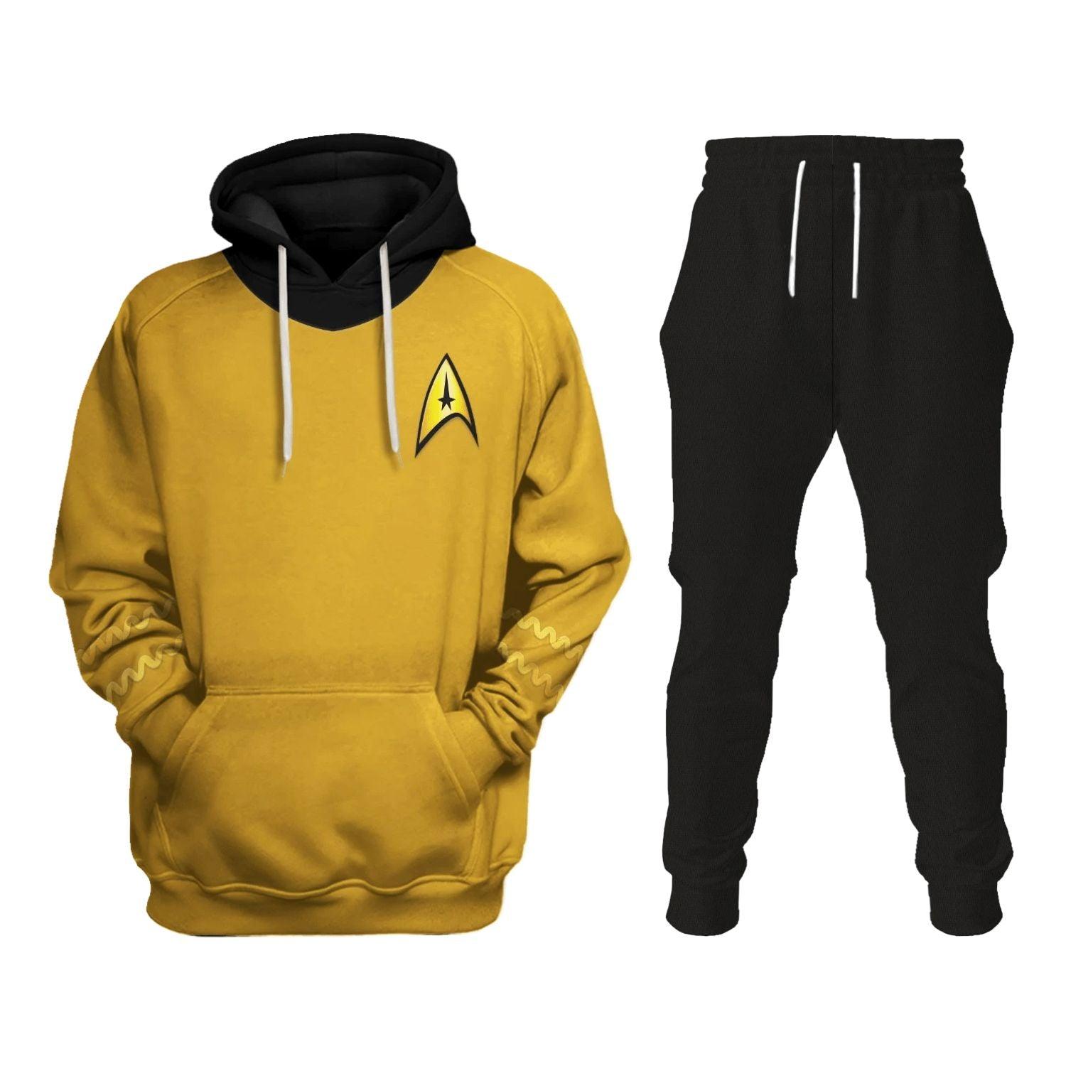 The Original Series Yellow T-shirt Hoodie Sweatpants Apparel