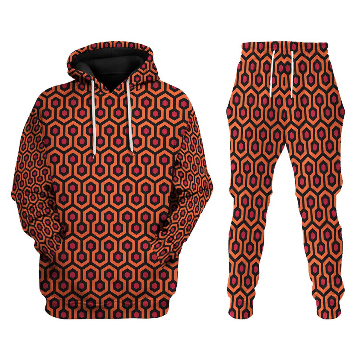 The Shining Overlook Hotel Pattern Costume Hoodie Sweatshirt T-Shirt Tracksuit