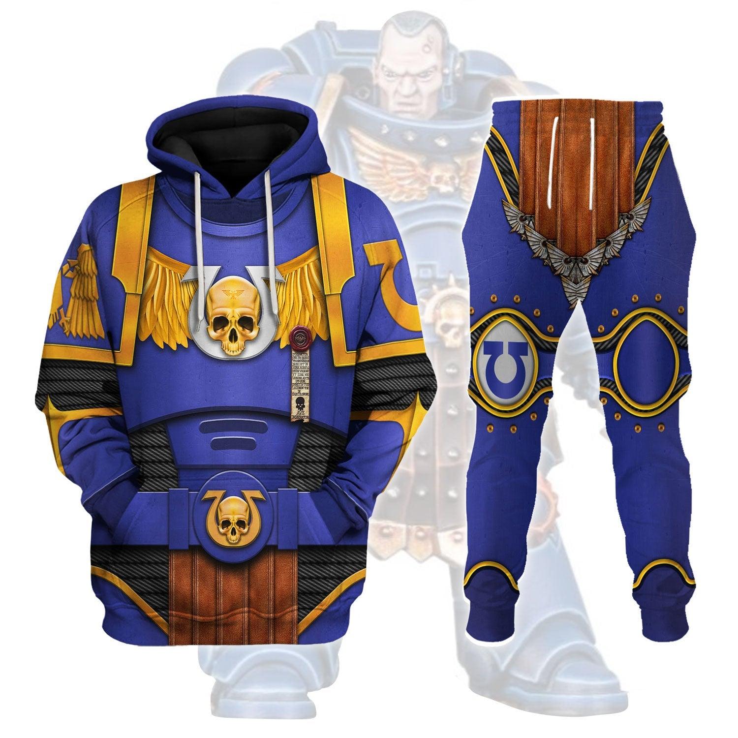 Ultramarines Captain T-shirt Hoodie Sweatpants Cosplay