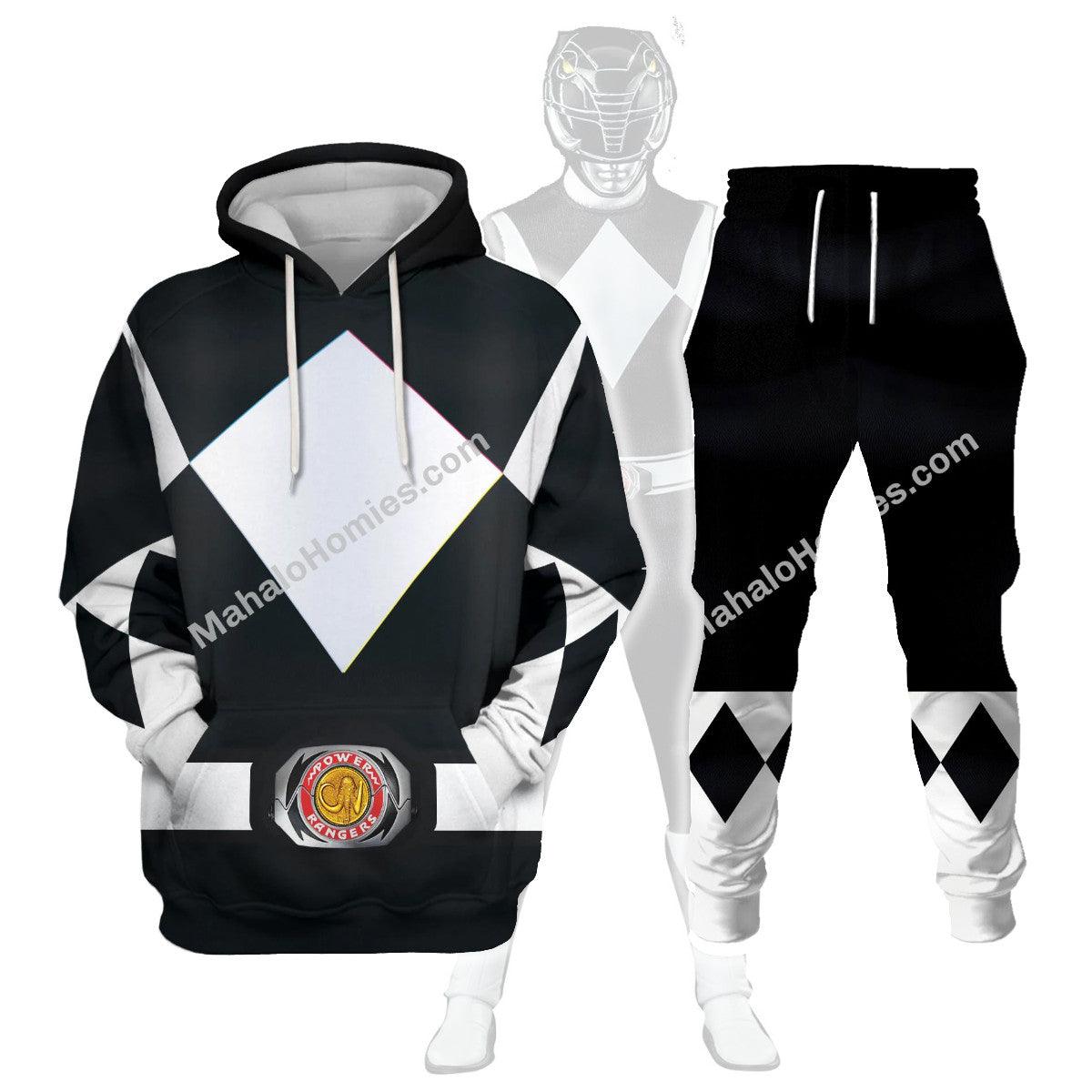 Unisex Tracksuit Hoodies Black Power Ranger 3D Costumes