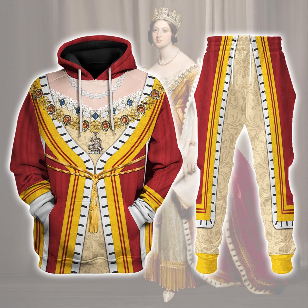 Victoria of England Costume Hoodie Sweatshirt T-Shirt Tracksuit