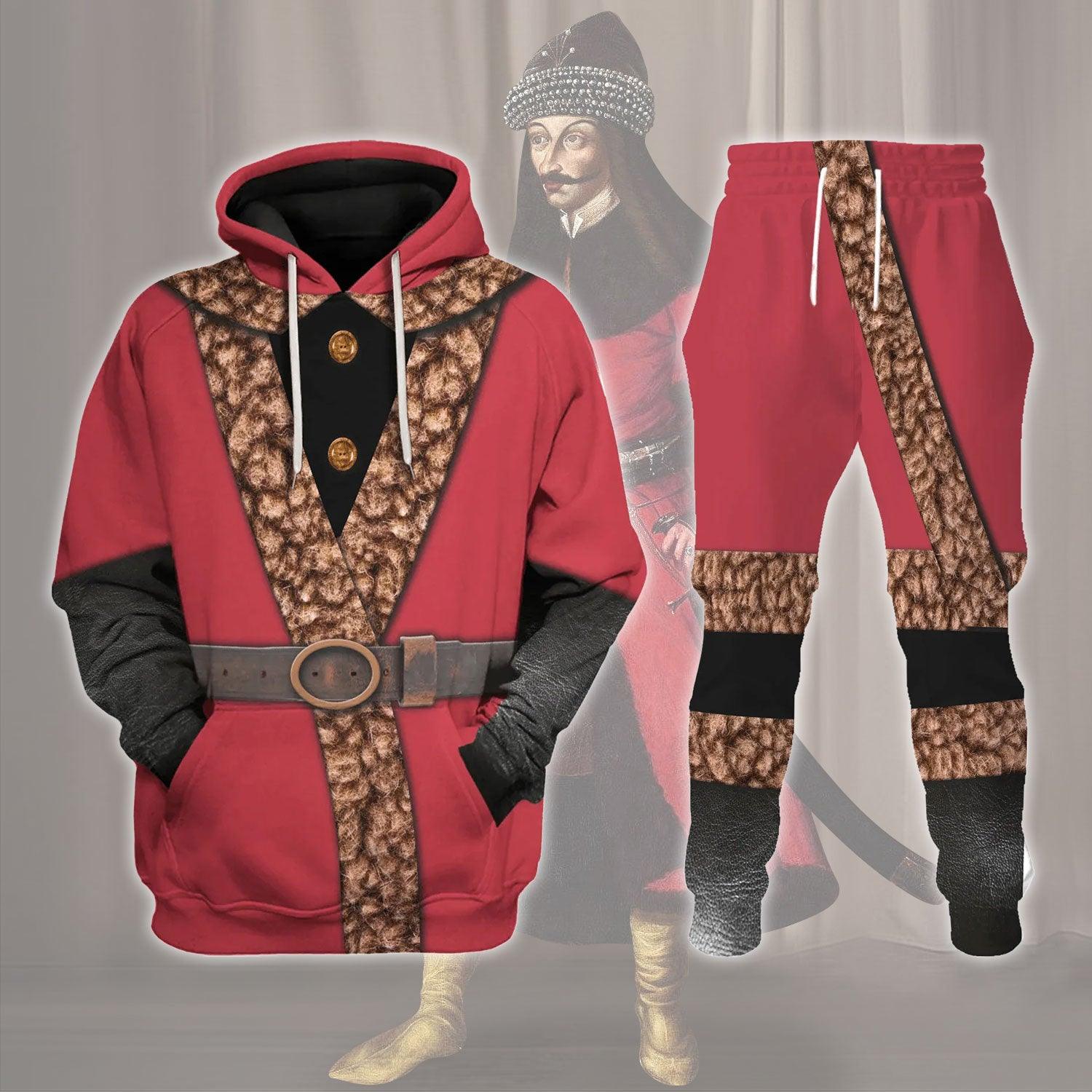 Vlad the Impaler Costume Hoodie Sweatshirt T-Shirt Tracksuit