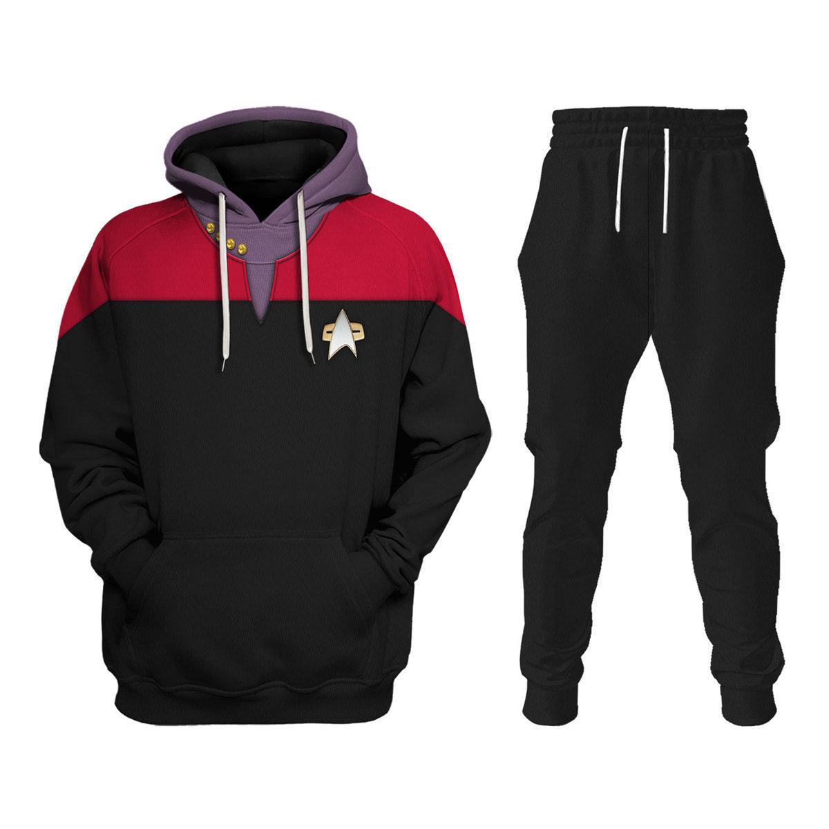 Voyager Red Costume Hoodie Sweatshirt T-Shirt Sweatpants Apparel