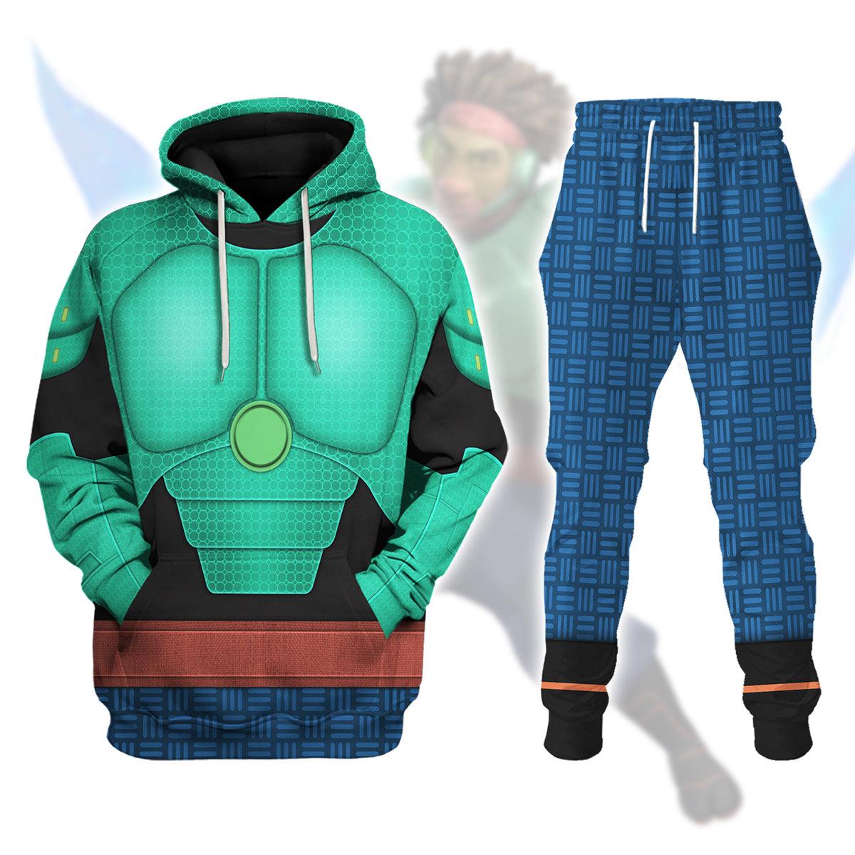 Wasabi Super Armor Cosplay Costume Hoodie Sweatshirt T-Shirt Sweatpants