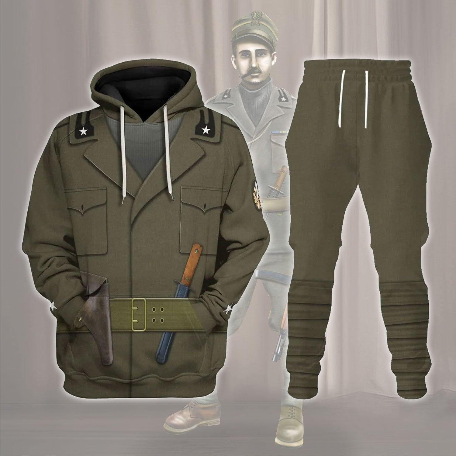 WW1 – Italia, 1918 – Sottotenente degli Arditi Costume Hoodie Sweatshirt T-Shirt Tracksuit