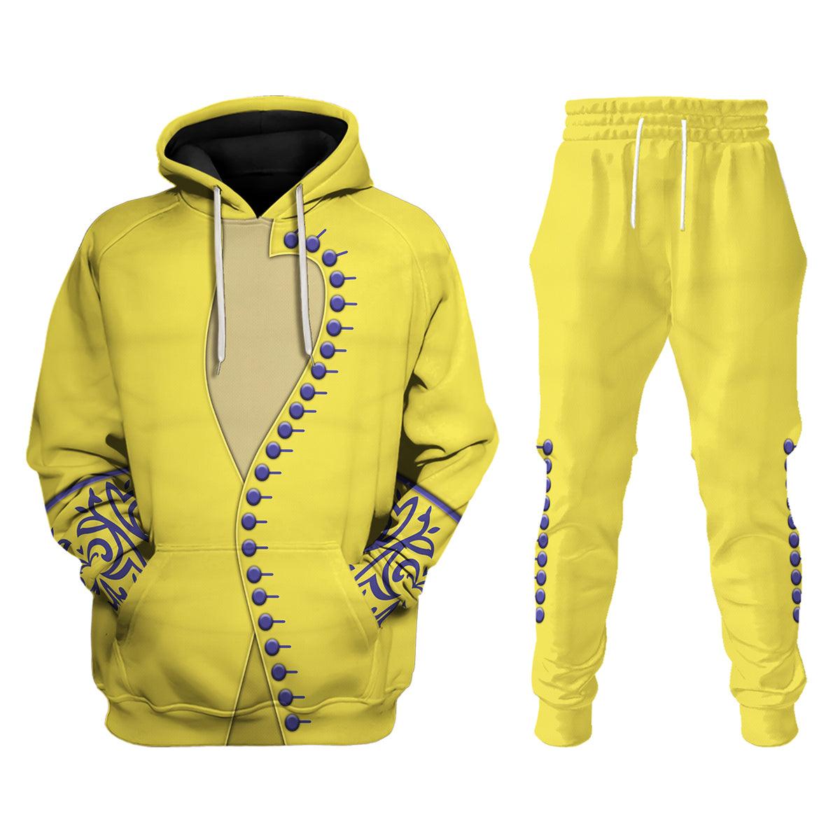 Yellow Cloud Guitar Costume Hoodie Sweatshirt T-Shirt Sweatpants