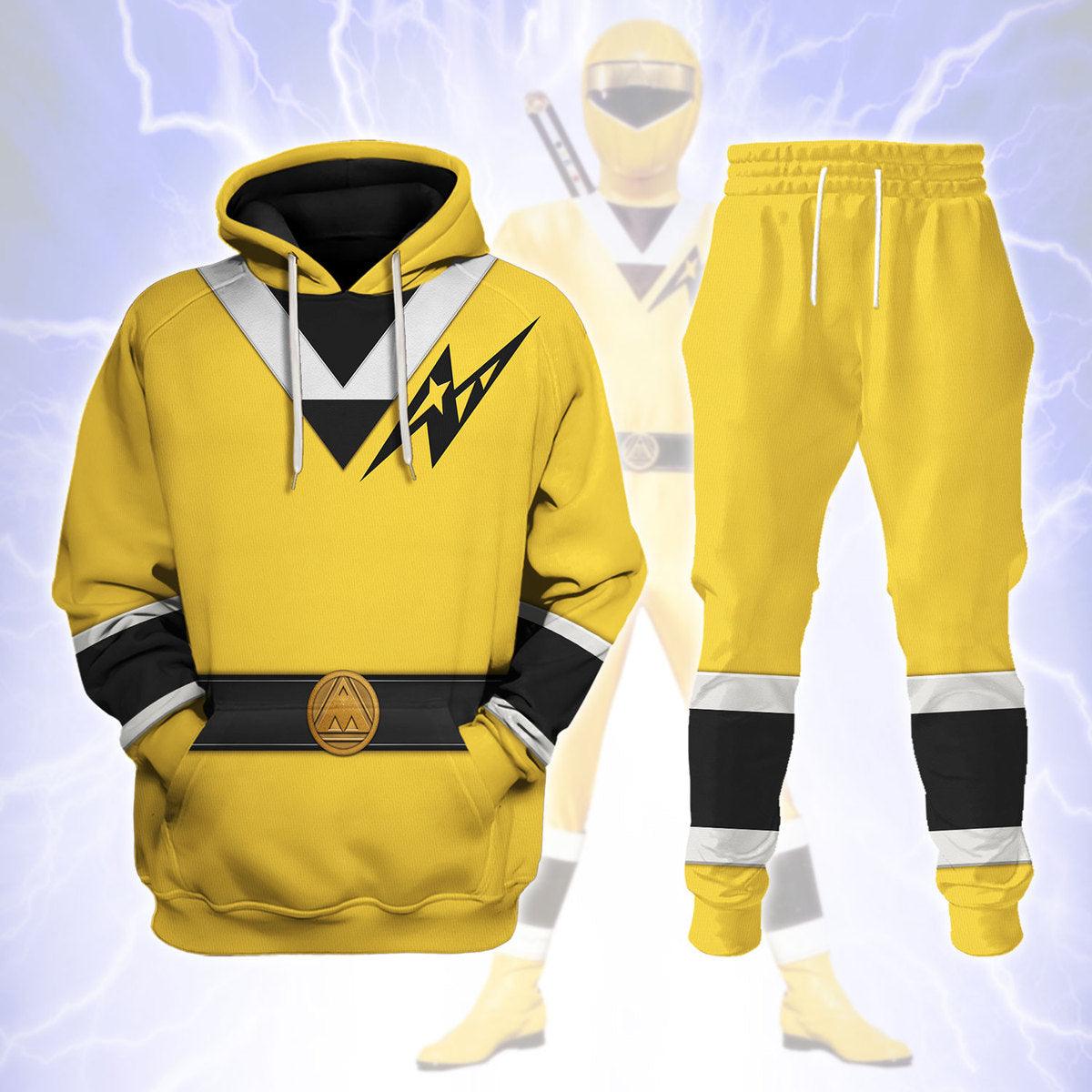 Yellow Tideus Ranger Hoodies Sweatshirt T-shirt Hawaiian Sweatpants